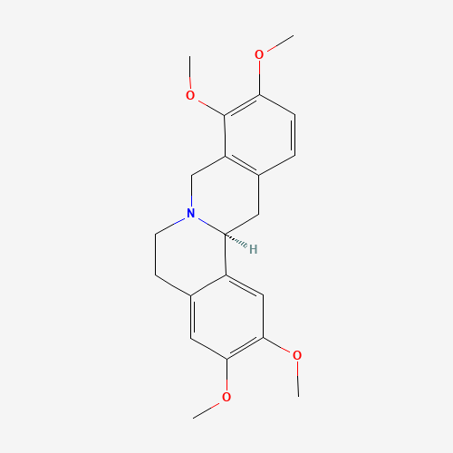 (-)-Tetrahydropalmatine molecular structure