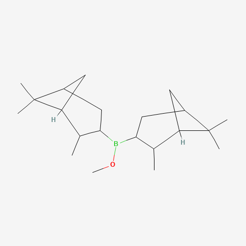 (+)-B-Methoxydiisopinocampheylborane molecular structure