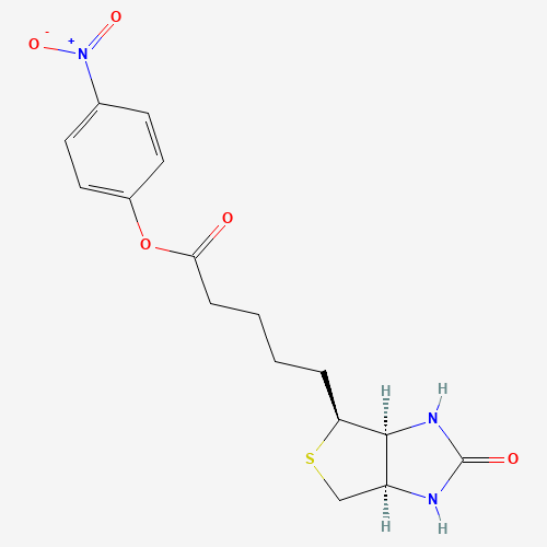 (+)-Biotin 4-nitrophenyl ester molecular structure