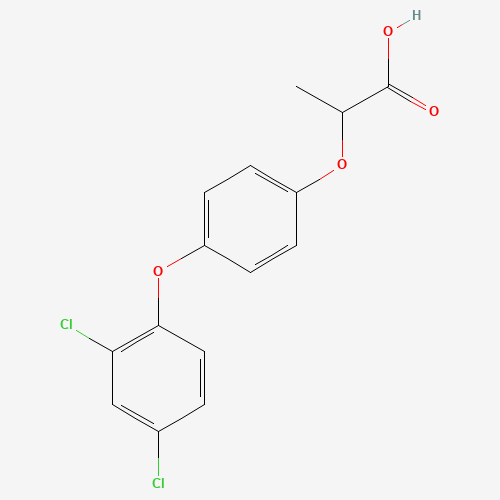(±)-Diclofop molecular structure