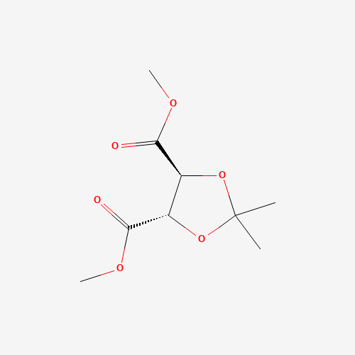 (+)-Dimethyl 2,3-O-isopropylidene-D-tartrate molecular structure