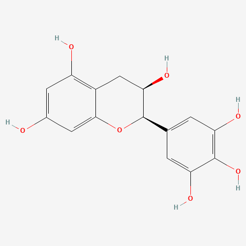 (−)-Epigallocatechin molecular structure