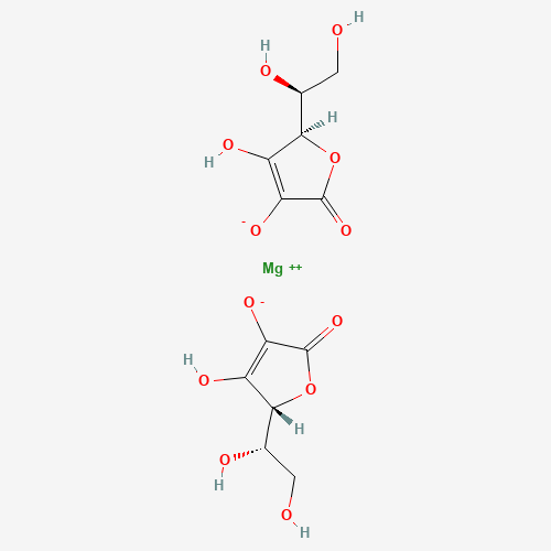 (+)-Magnesium L-ascorbate molecular structure
