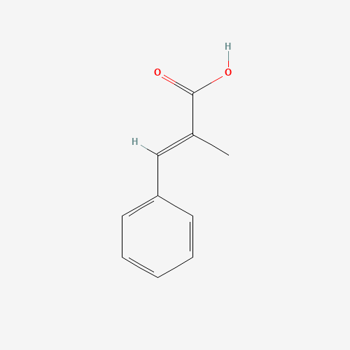 α-Methylcinnamic acid molecular structure