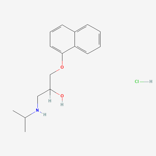 (±)-Propranolol hydrochloride molecular structure