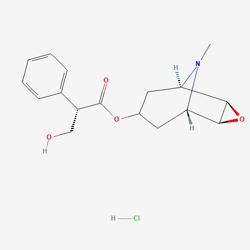 (−)-Scopolamine hydrochloride molecular structure