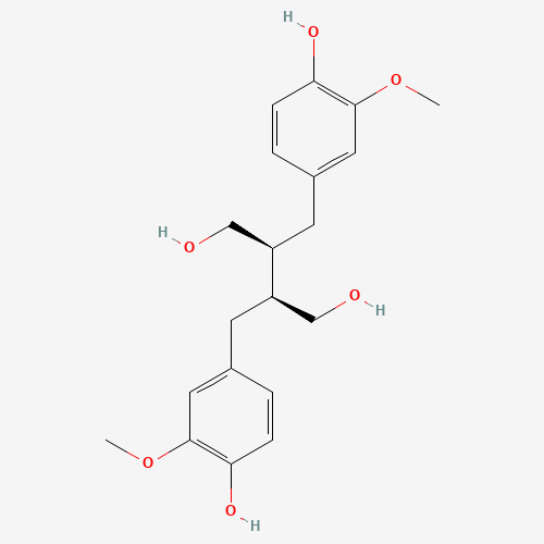 (+)-Secoisolariciresinol molecular structure