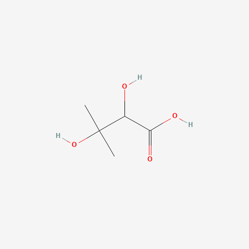 (±)-Sodium 2,3-dihydroxyisovalerate hydrate molecular structure