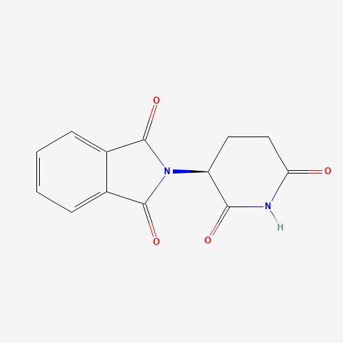 (−)-Thalidomide molecular structure
