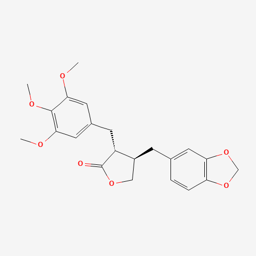 (−)-Yatein molecular structure