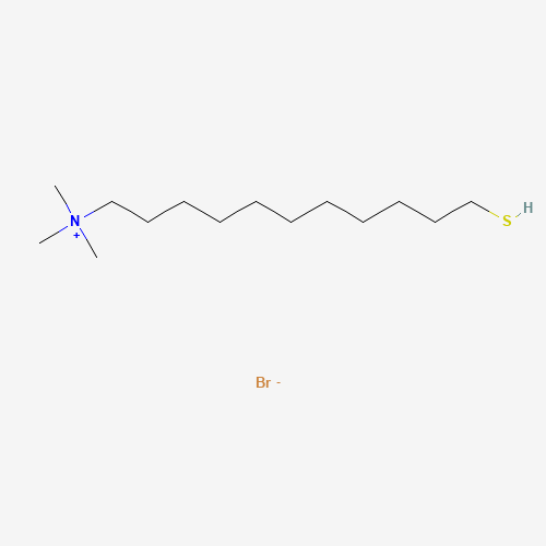 (11-Mercaptoundecyl)-N,N,N-trimethylammonium bromide molecular structure