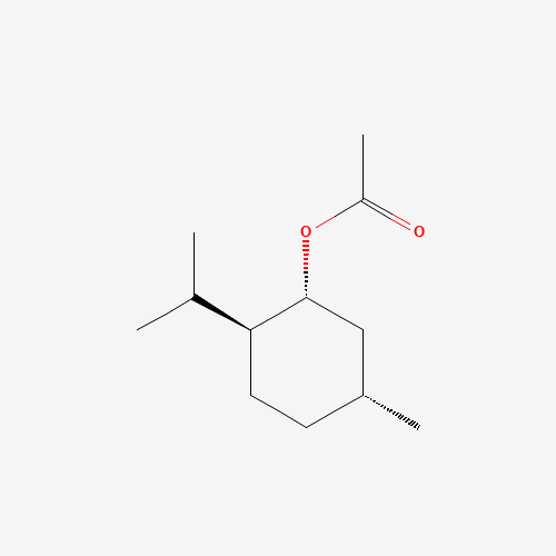 (1R)-(−)-Menthyl acetate molecular structure
