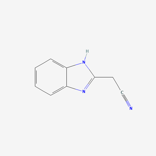 (2-Benzimidazolyl)acetonitrile molecular structure