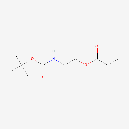 (2-Boc-amino)ethyl methacrylate molecular structure