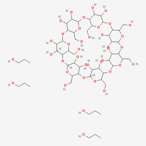 (2-Hydroxypropyl)-β-cyclodextrin molecular structure