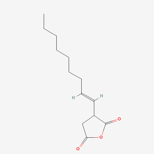 (2-Nonen-1-yl)succinic anhydride molecular structure
