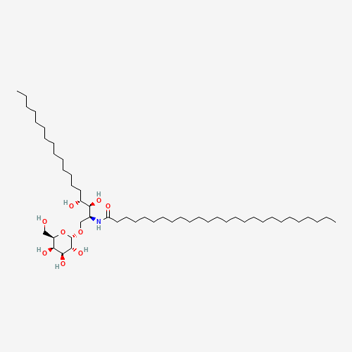 (2S,3S,4R)-1-O-(α-D-Galactosyl)-N-hexacosanoyl-2-amino-1,3,4-octadecanetriol molecular structure