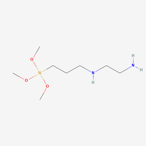 [3-(2-Aminoethylamino)propyl]trimethoxysilane molecular structure
