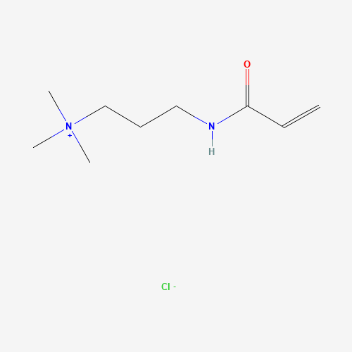(3-Acrylamidopropyl)trimethylammonium chloride solution molecular structure