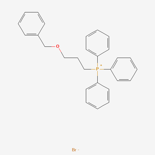 (3-Benzyloxypropyl)triphenylphosphonium bromide molecular structure