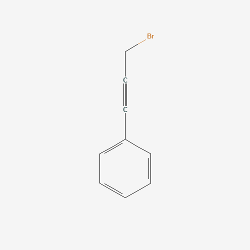 (3-Bromo-1-propynyl)benzene solution molecular structure
