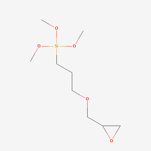(3-Glycidyloxypropyl)trimethoxysilane molecular structure