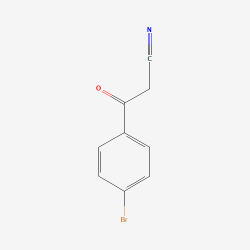 (4-Bromobenzoyl)acetonitrile molecular structure