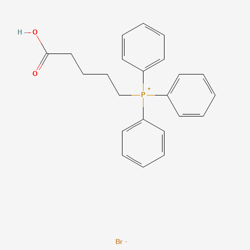 (4-Carboxybutyl)triphenylphosphonium bromide molecular structure