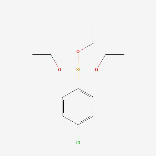 (4-Chlorophenyl)triethoxysilane molecular structure