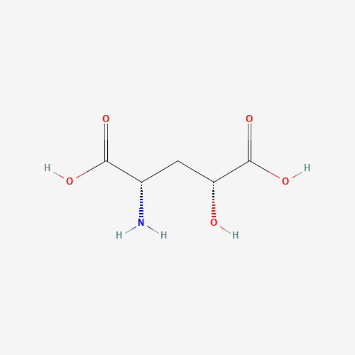 (4R)-4-Hydroxy-L-glutamic acid molecular structure