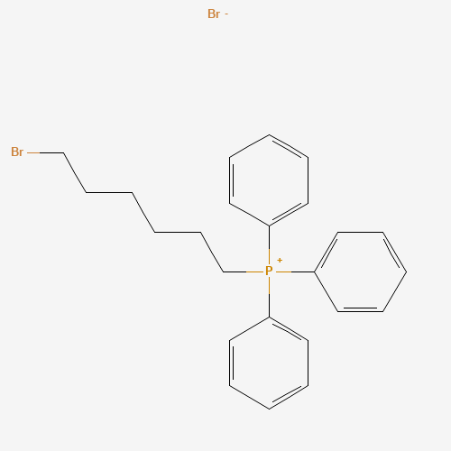 (6-Bromohexyl)triphenylphosphonium bromide molecular structure
