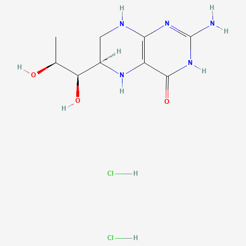 (6R)-5,6,7,8-Tetrahydrobiopterin dihydrochloride molecular structure