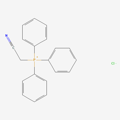 (Cyanomethyl)triphenylphosphonium chloride molecular structure