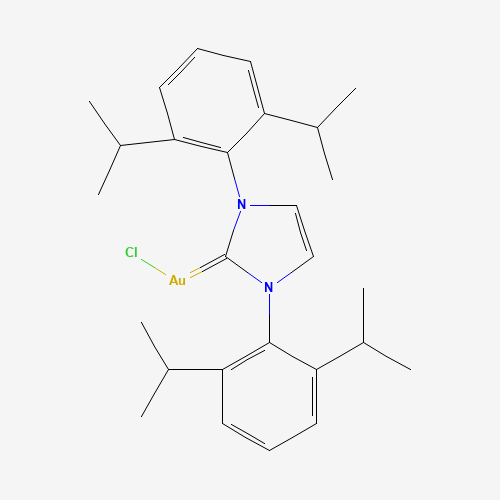 [(IPr)AuCl] molecular structure