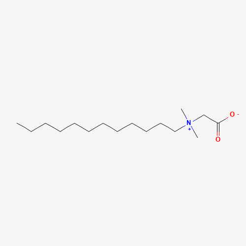 (Lauryldimethylammonio)acetate molecular structure