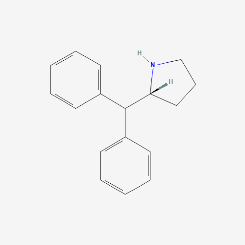 (R)-(+)-2-(Diphenylmethyl)pyrrolidine molecular structure