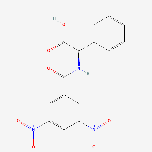 (R)-(−)-N-(3,5-Dinitrobenzoyl)-α-phenylglycine molecular structure