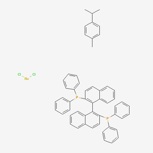 (R)-RuCl[(p-cymene)(BINAP)]Cl molecular structure