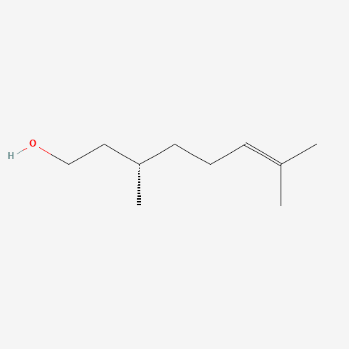 (S)-(−)-β-Citronellol molecular structure
