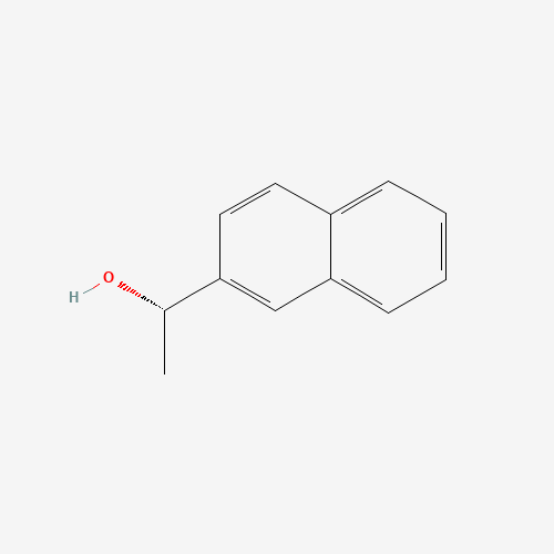 (S)-(−)-α−Methyl-2-naphthalenemethanol molecular structure