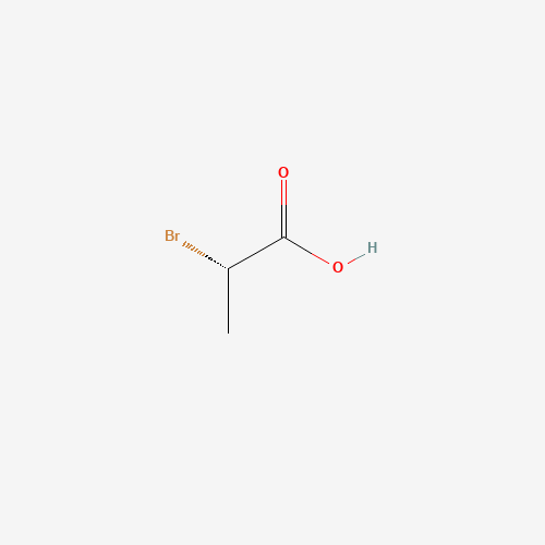 (S)-(−)-2-Bromopropionic acid molecular structure