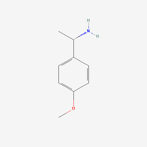 (S)-(−)-4-Methoxy-α-methylbenzylamine molecular structure
