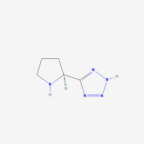 (S)-(–)-5-(2-Pyrrolidinyl)-1H-tetrazole molecular structure
