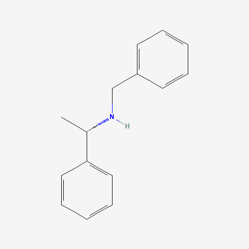 (S)-(−)-N-Benzyl-α-methylbenzylamine molecular structure