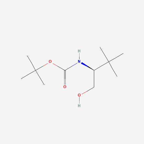 (S)-(−)-N-Boc-tert-leucinol molecular structure