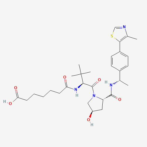 (S,R,S)-AHPC-Me-C5-COOH molecular structure