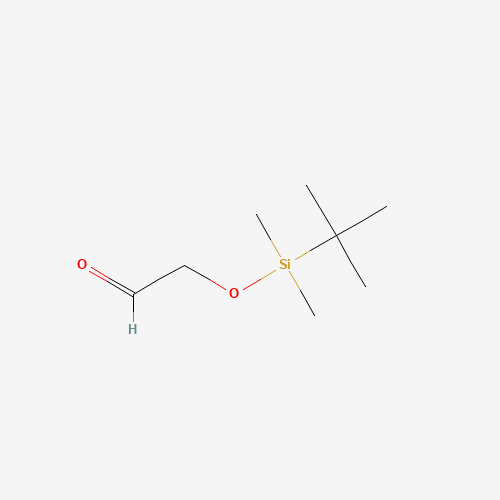 (tert-Butyldimethylsilyloxy)acetaldehyde molecular structure