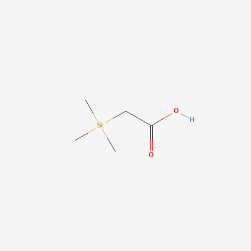 (Trimethylsilyl)acetic acid molecular structure