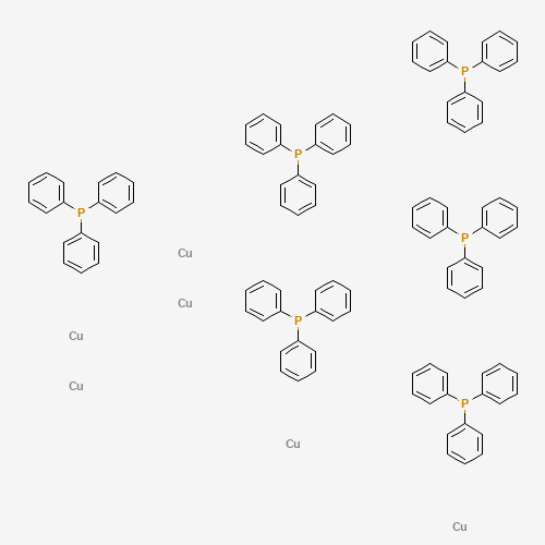 (Triphenylphosphine)copper hydride hexamer molecular structure