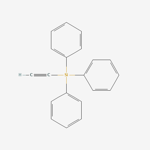 (Triphenylsilyl)acetylene molecular structure